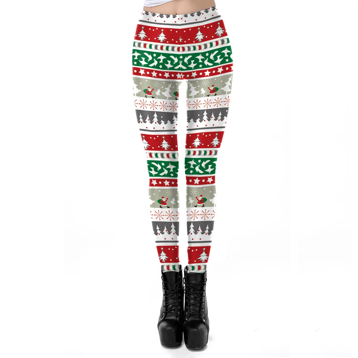 Digital Printed Christmas Leggings Women 2024