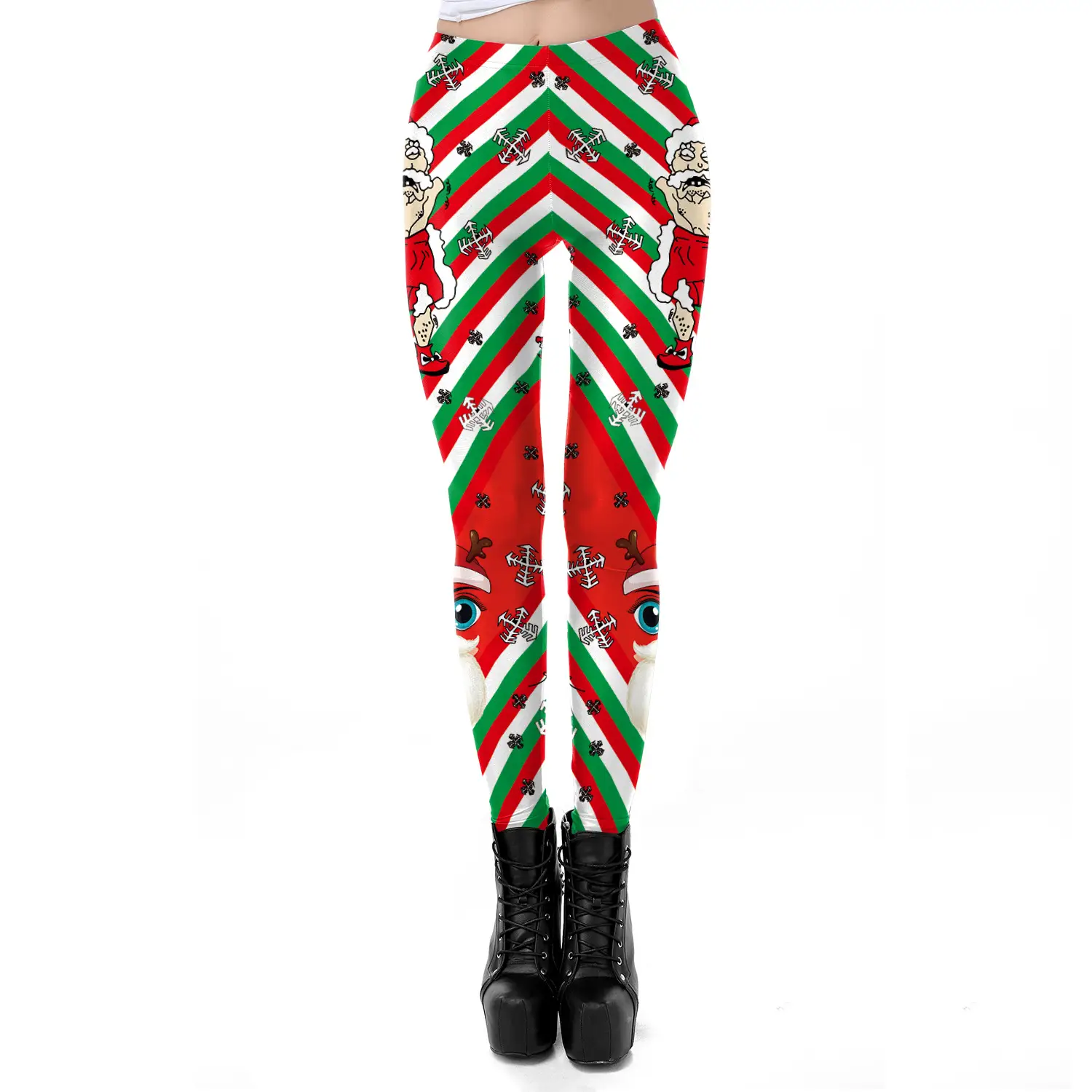 Digital Printed Christmas Leggings Women 2024