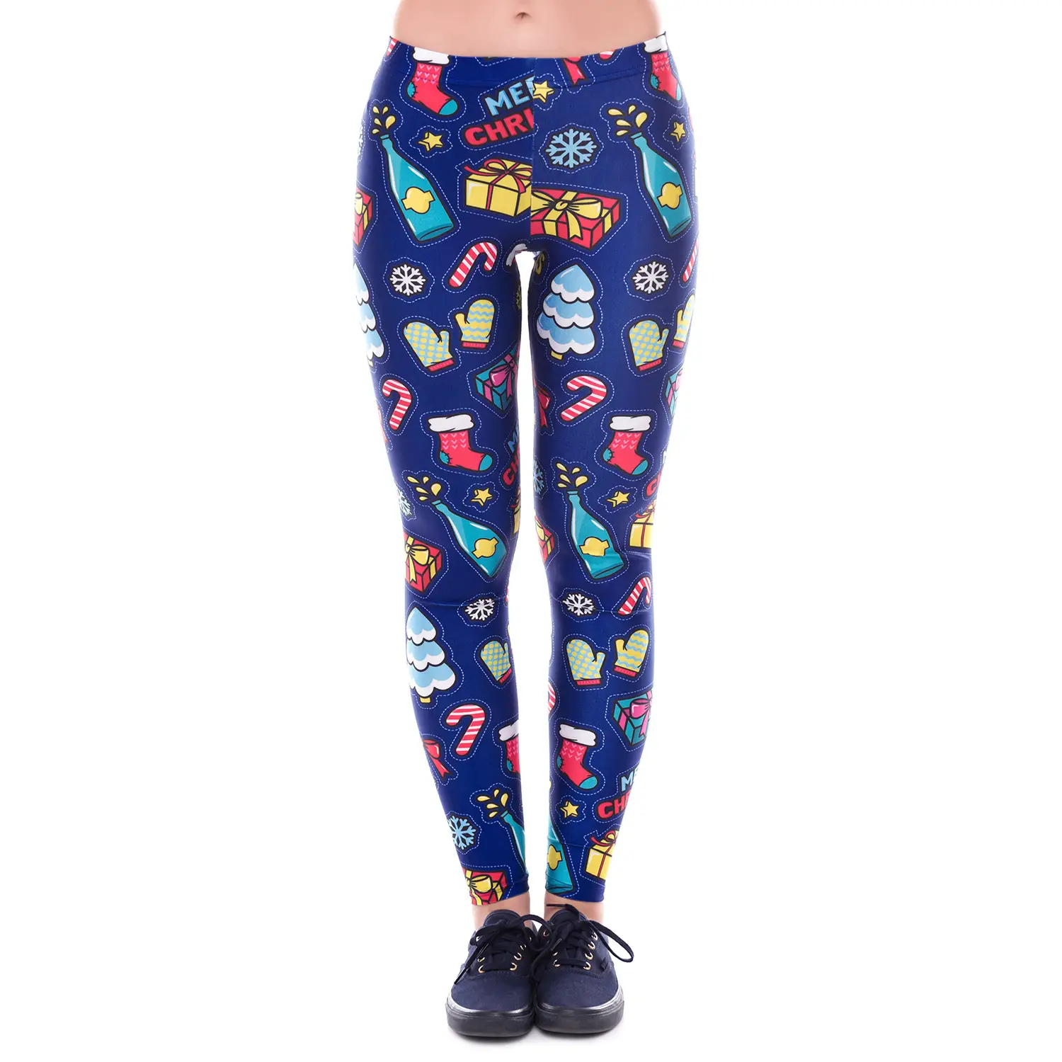 Digital Printed Christmas Leggings Women 2024