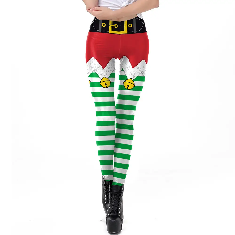 Digital Printed Christmas Leggings Women 2024