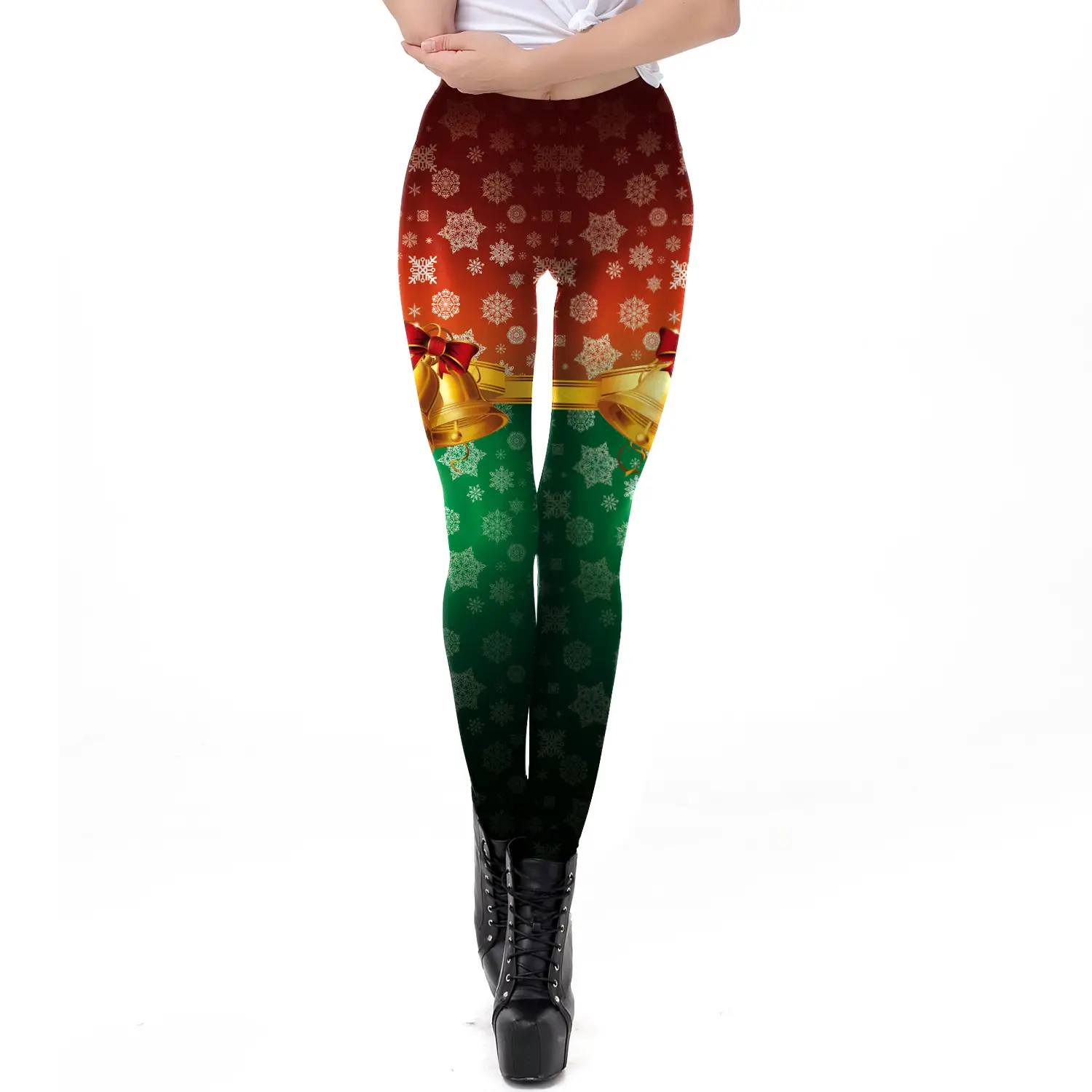 Digital Printed Christmas Leggings Women 2024