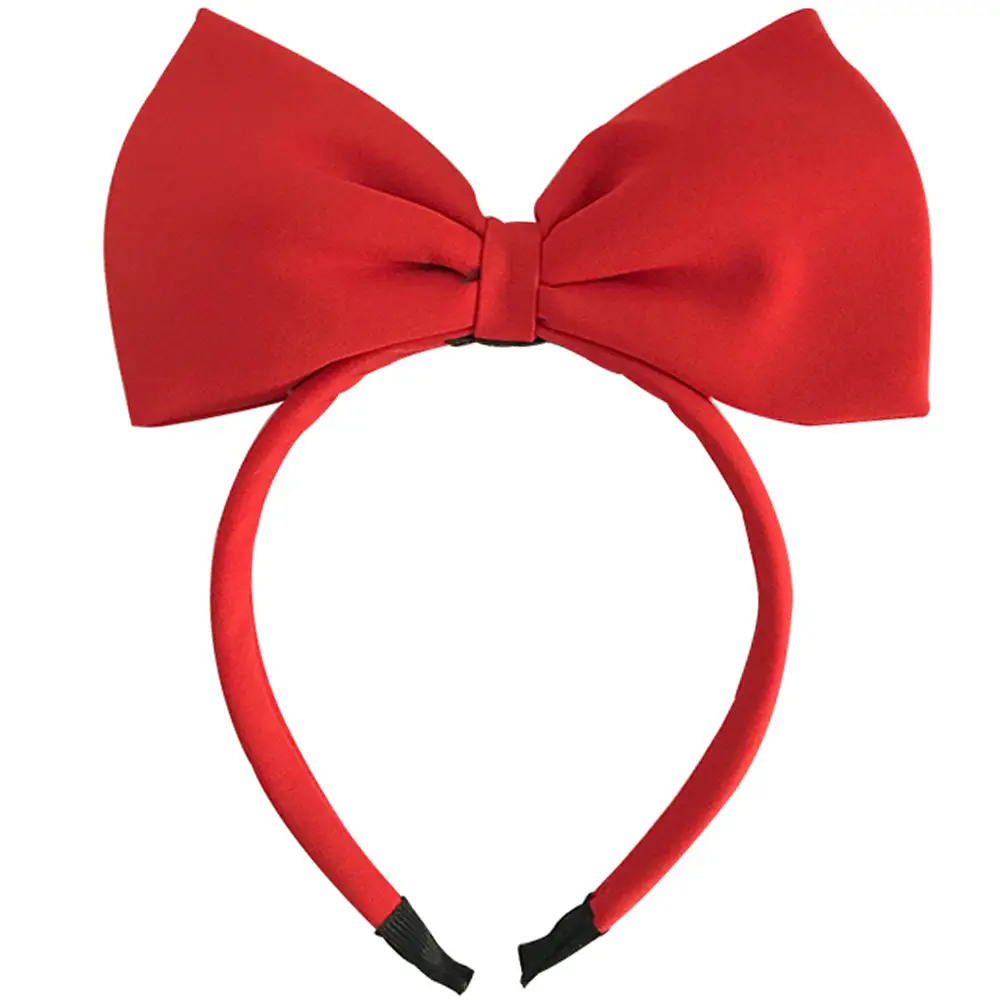 Red Snow White Bow