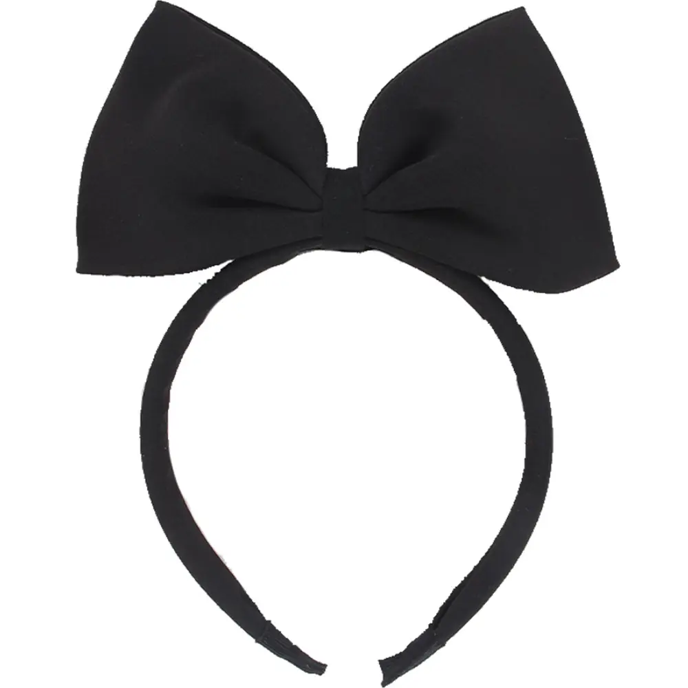 Black Snow White Bow