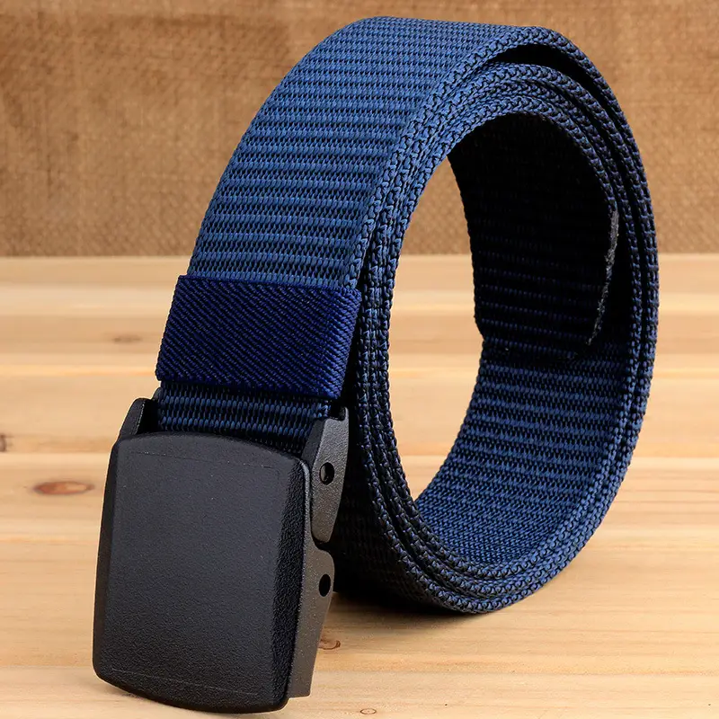 Black Thickened Nylon Belt for Security & Outdoor Use - Image 4