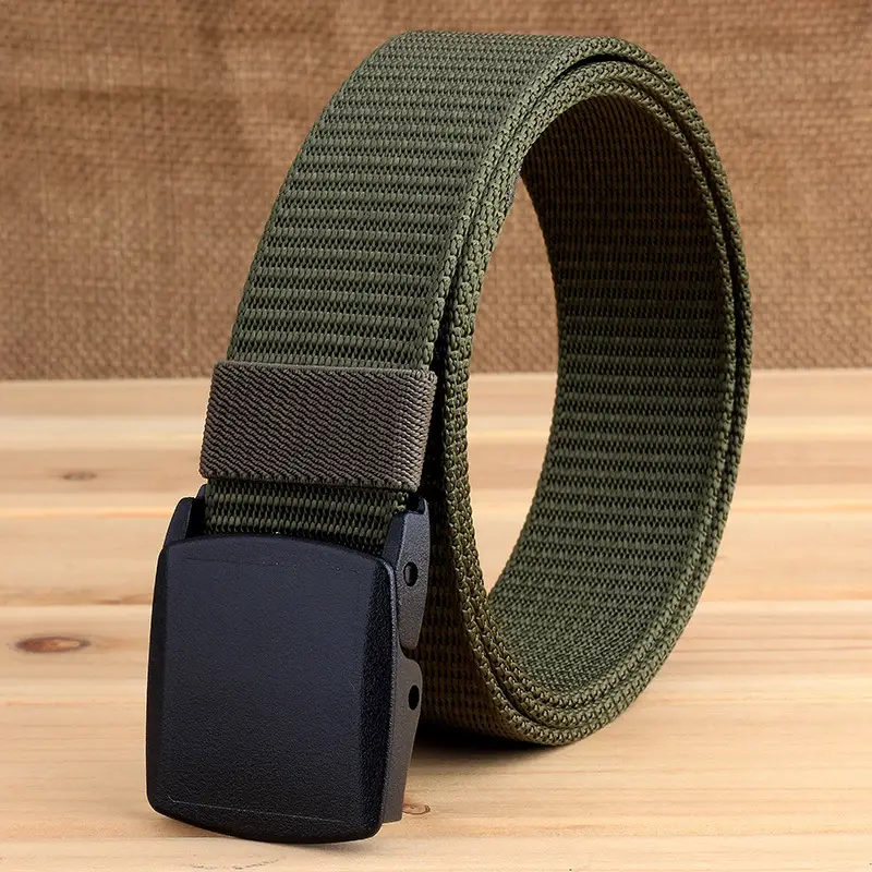 Black Thickened Nylon Belt for Security & Outdoor Use - Image 2