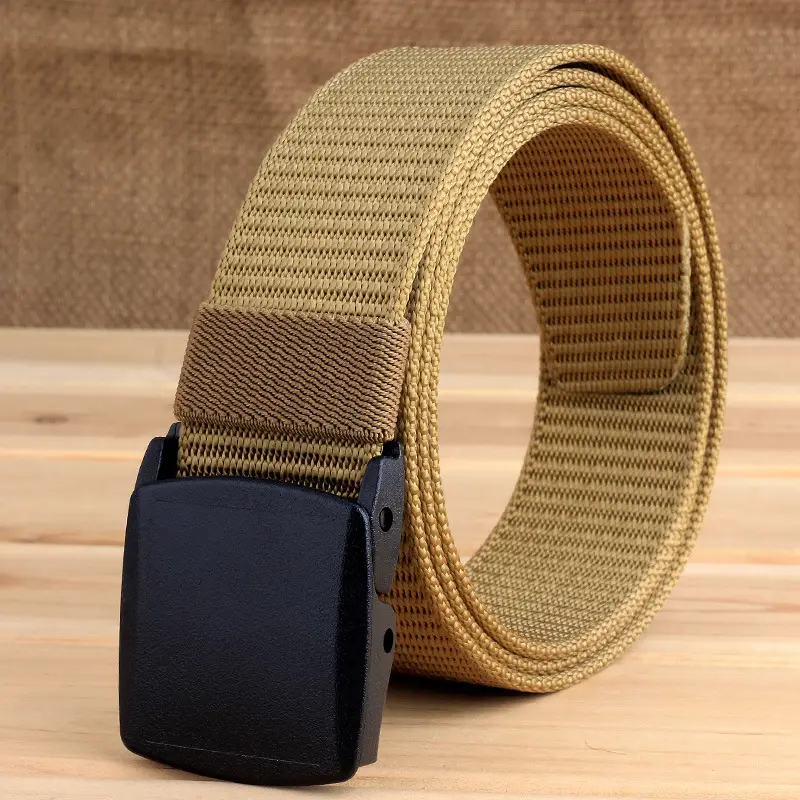 Black Thickened Nylon Belt for Security & Outdoor Use - Image 3
