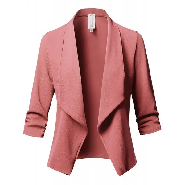 2018 Slim Fit Black Pleated Suit Jacket Size 10 - Image 13