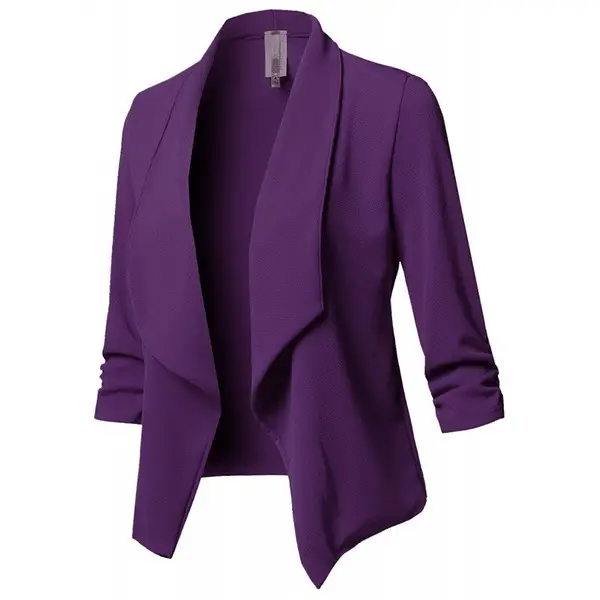 2018 Slim Fit Black Pleated Suit Jacket Size 10 - Image 15