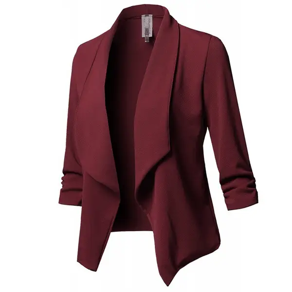 2018 Slim Fit Black Pleated Suit Jacket Size 10 - Image 10