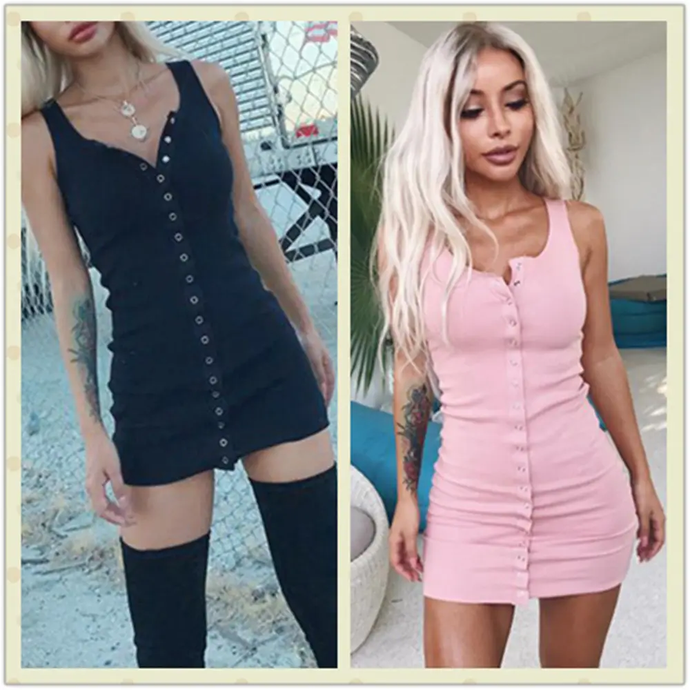 Pink Knitted Single Breasted Shirt Dress H125 - Image 6