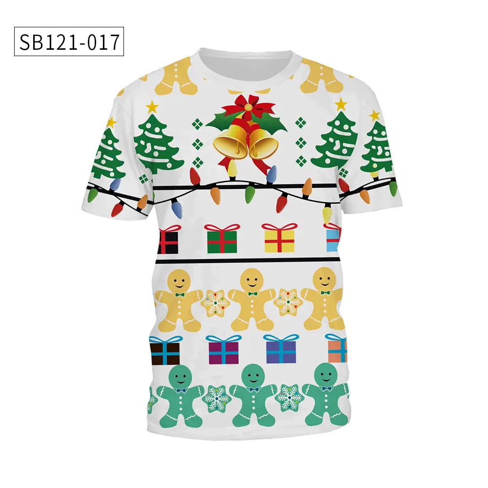 Christmas T-Shirt Green Santa Moon Design — feature 22