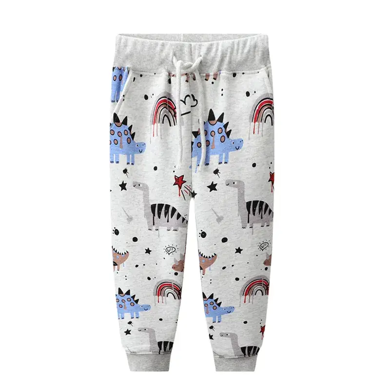 Kids Striped Knee Pads Pants Set 2025 Spring - Image 12