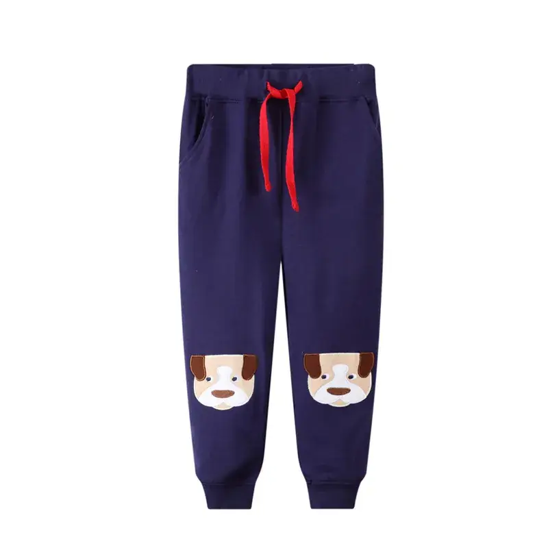 Kids Striped Knee Pads Pants Set 2025 Spring - Image 15