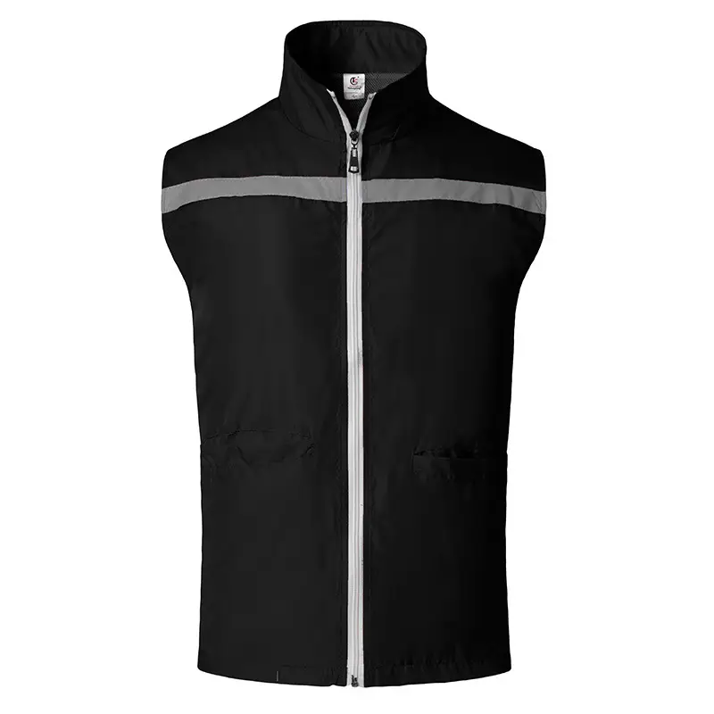 Reflective Work Vest with Custom Logo Corporate Group Activity - Image 3