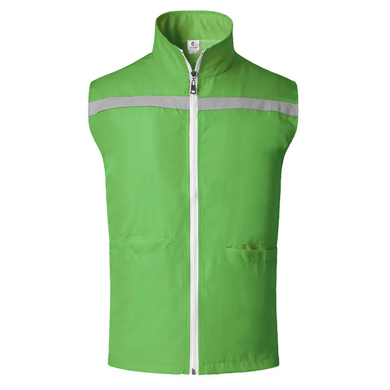 Reflective Work Vest with Custom Logo Corporate Group Activity - Image 6