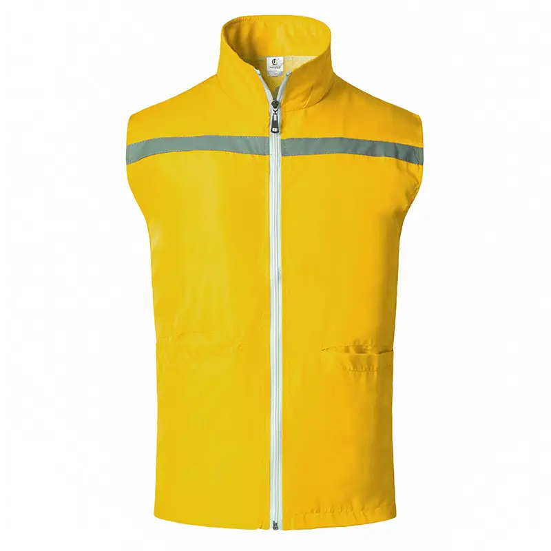 Reflective Work Vest with Custom Logo Corporate Group Activity - Image 8