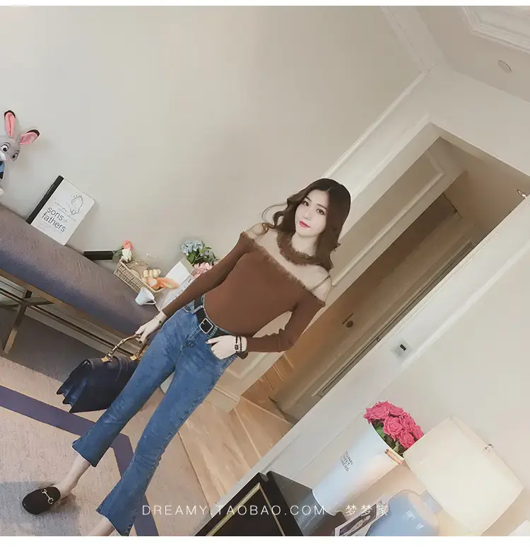Women Long Sleeve Lace Top White Spinning — feature 16