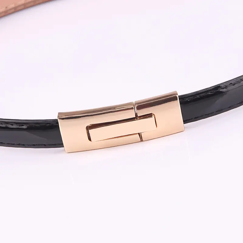 Red Adjustable Buckle Belt for Women - Image 7