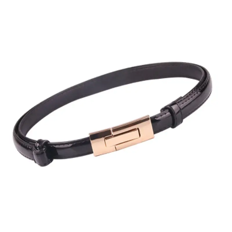 Red Adjustable Buckle Belt for Women - Image 9