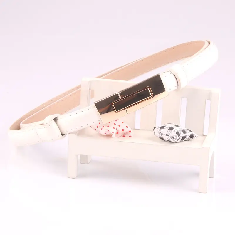 Red Adjustable Buckle Belt for Women - Image 2