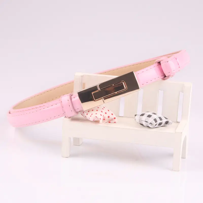 Red Adjustable Buckle Belt for Women - Image 3