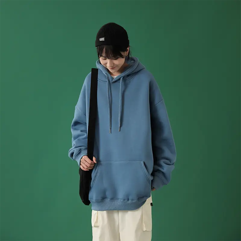 Purple Fleece Hoodie Women Large Winter Sweatshirt - Image 16