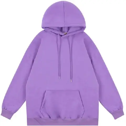 Purple Fleece Hoodie Women Large Winter Sweatshirt - Image 13