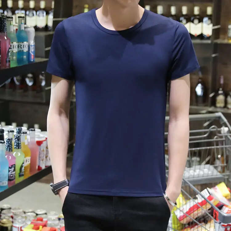 Men's Grey Long Sleeve T-Shirt Slim Fit 2018 Winter - Image 18