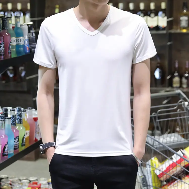 Men's Grey Long Sleeve T-Shirt Slim Fit 2018 Winter - Image 8