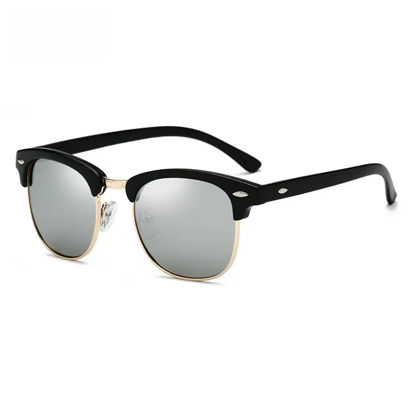 Polarized Sunglasses Black Gold Anti-UV Men Women
