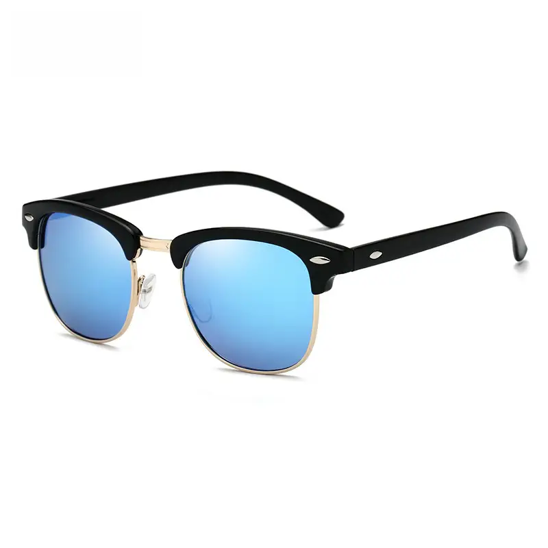 Polarized Sunglasses Black Gold Anti-UV Men Women