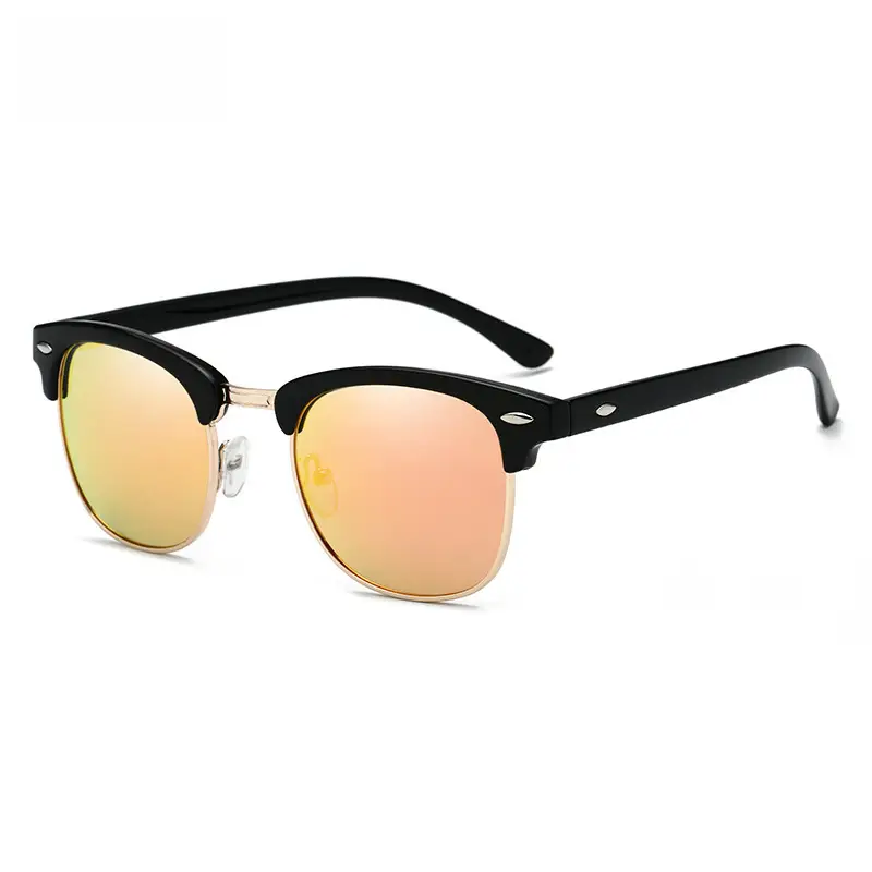 Polarized Sunglasses Black Gold Anti-UV Men Women