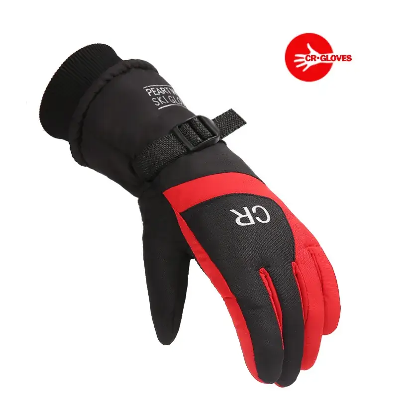 Women's Winter Ski Gloves Waterproof Windproof Warm Cotton Tram - Image 3