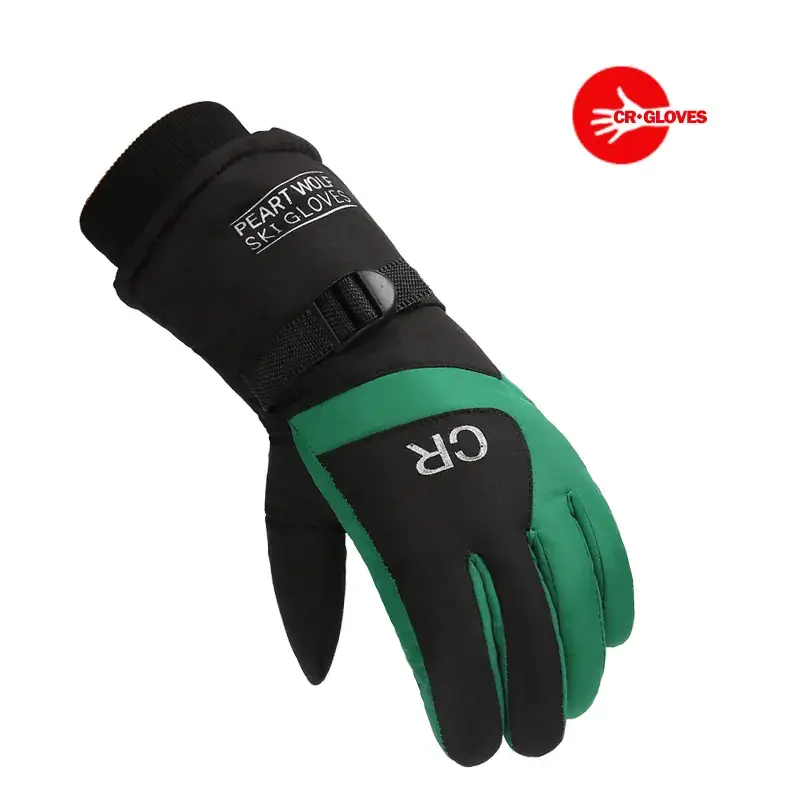 Women's Winter Ski Gloves Waterproof Windproof Warm Cotton Tram - Image 4