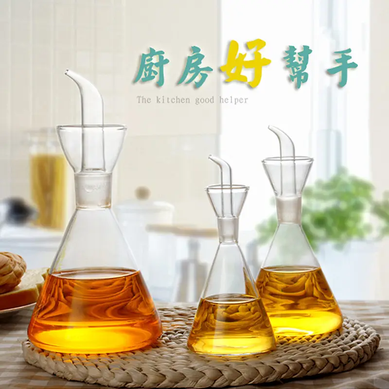 Transparent Japanese Kitchen Oil Bottle with Funny Straw - Image 6