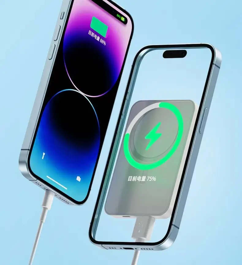 Magsafe Magnetic Power Bank Fast Charging 20000 Mah Compact Portable Wireless Charging Mobile Power Supply Customized — feature 14