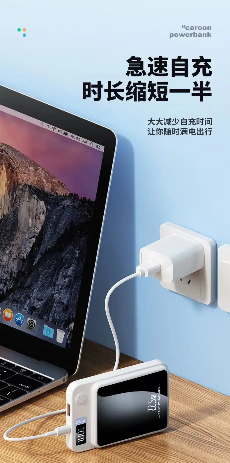 Magsafe Magnetic Power Bank Fast Charging 20000 Mah Compact Portable Wireless Charging Mobile Power Supply Customized — feature 19