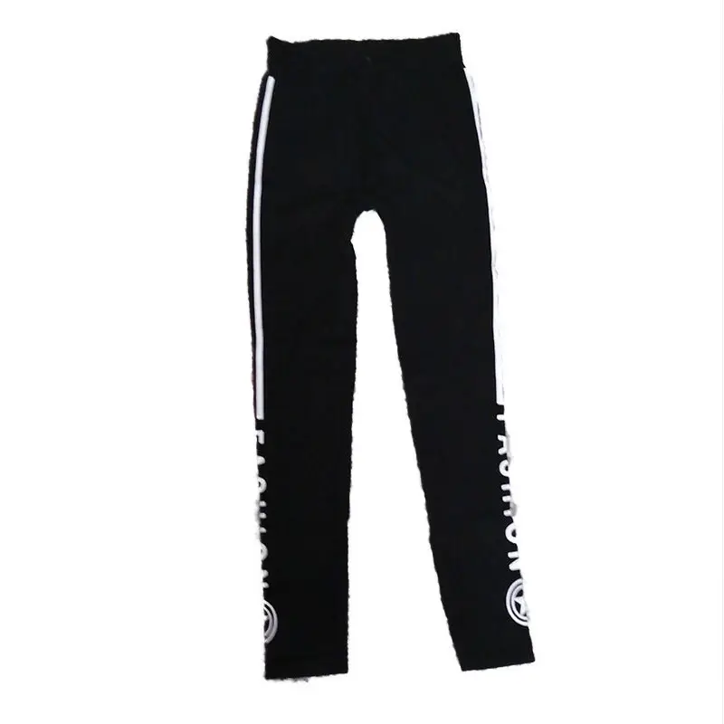 Korean Style Letter Pants Large Size Modal Leggings - Image 11