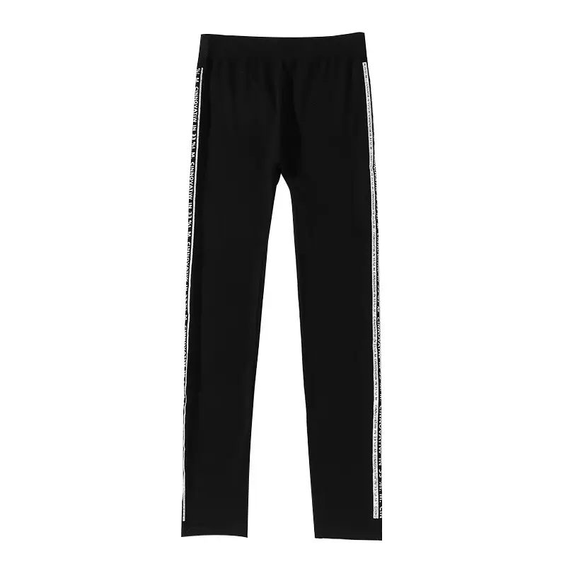 Korean Style Letter Pants Large Size Modal Leggings - Image 3