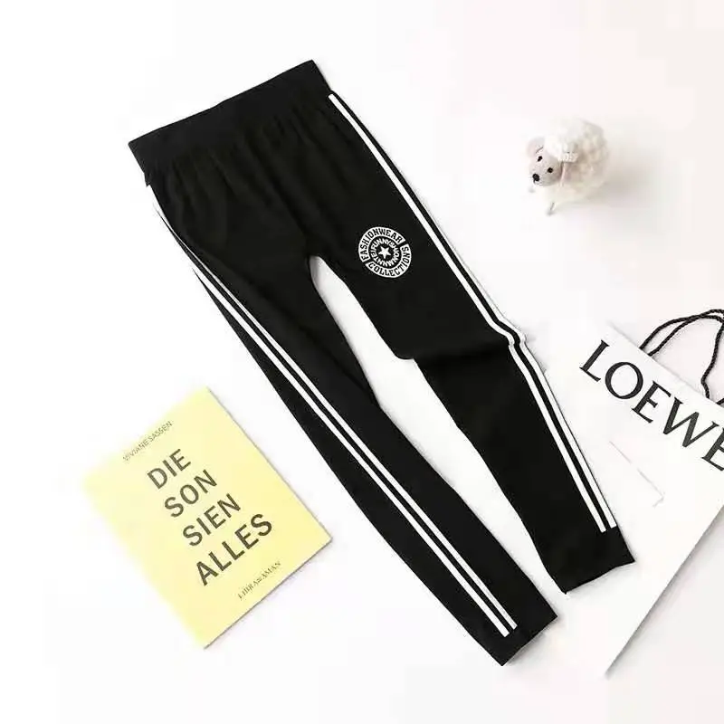 Korean Style Letter Pants Large Size Modal Leggings - Image 6