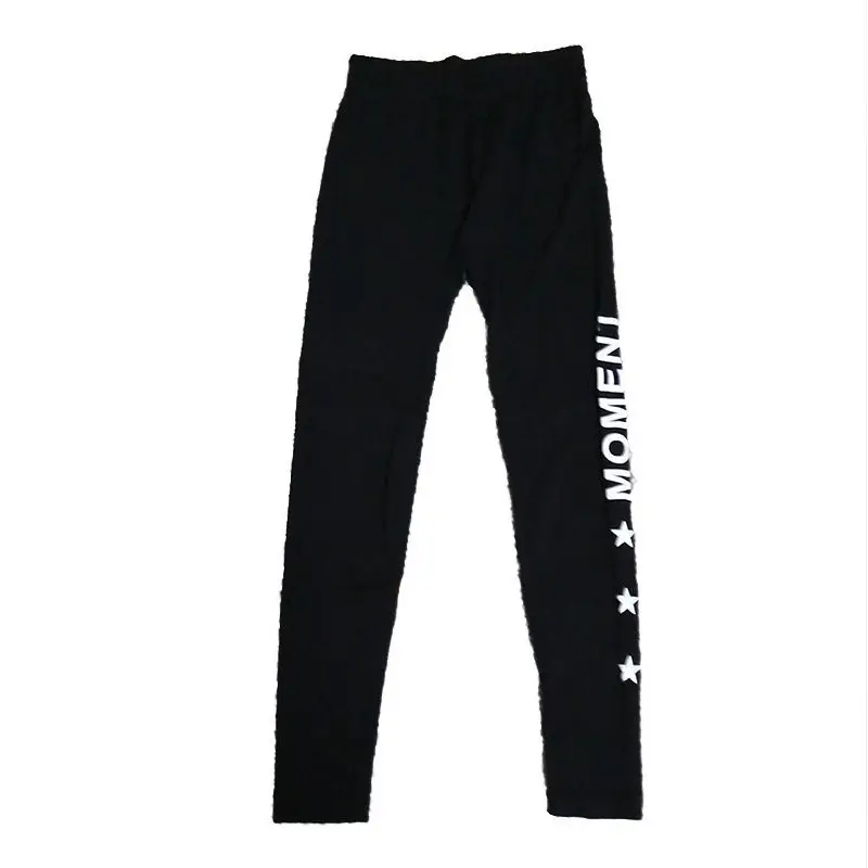 Korean Style Letter Pants Large Size Modal Leggings - Image 9