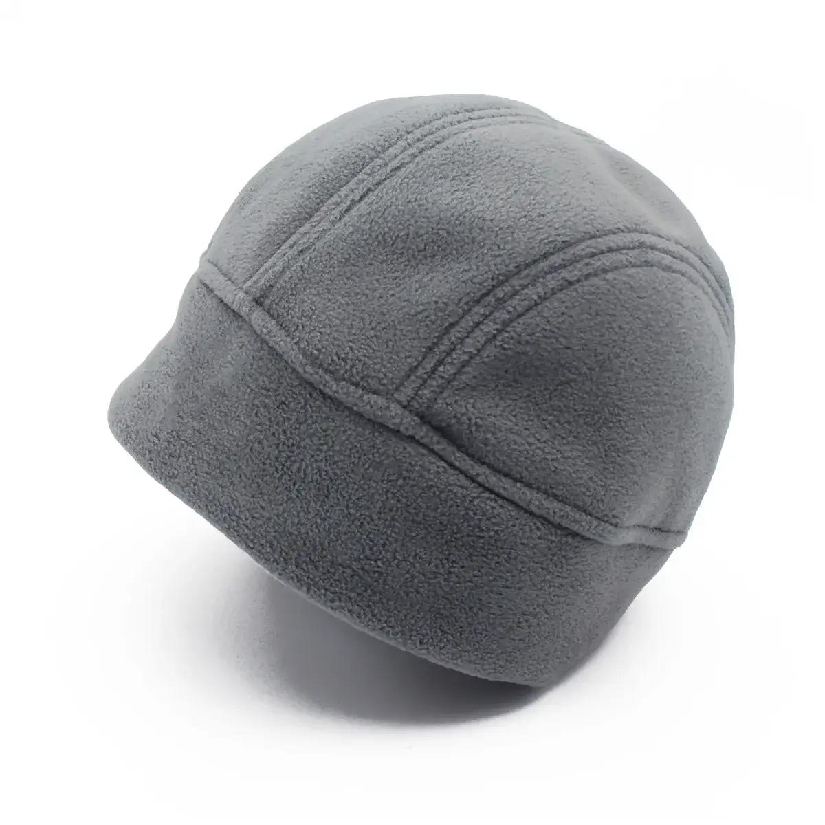 Winter Fleece Polo Cap Grey Men - Image 6