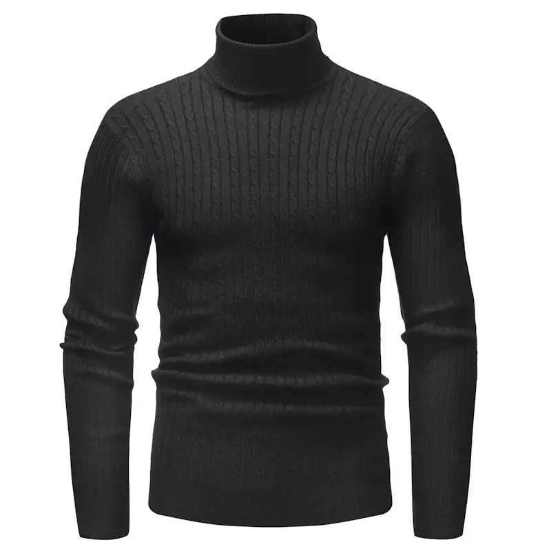 Men's 2018 Turtleneck Sweater M012 Knitwear - Image 10