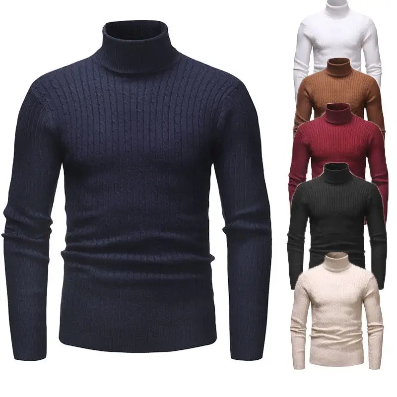 Men's 2018 Turtleneck Sweater M012 Knitwear — feature 2