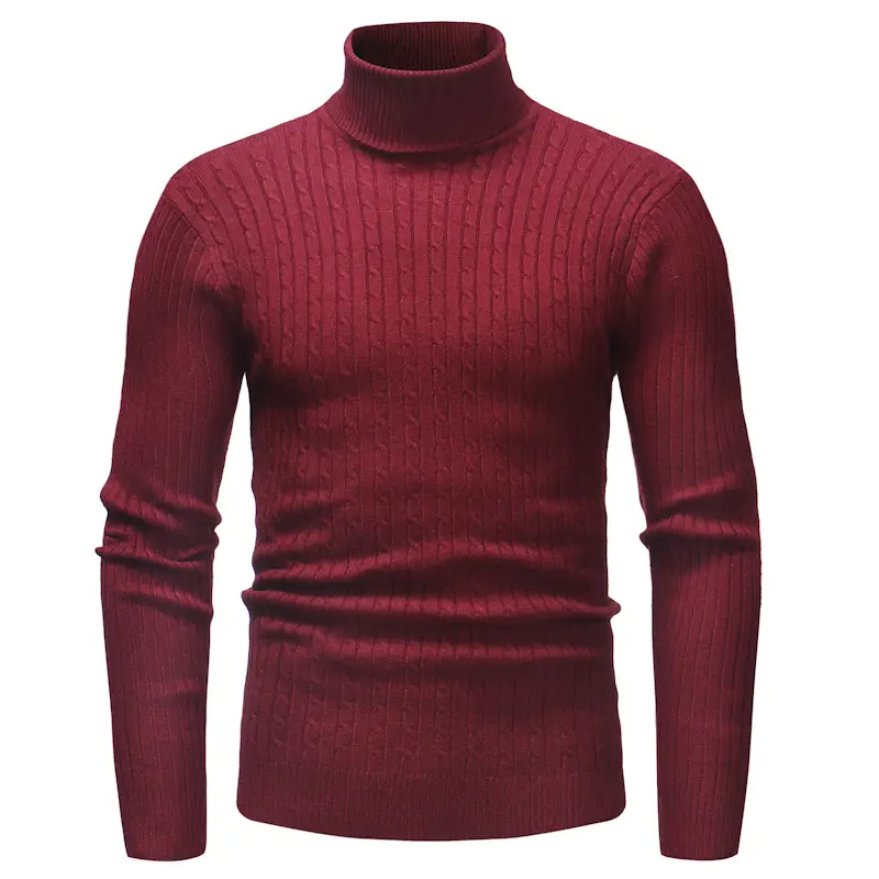 Men's 2018 Turtleneck Sweater M012 Knitwear - Image 2