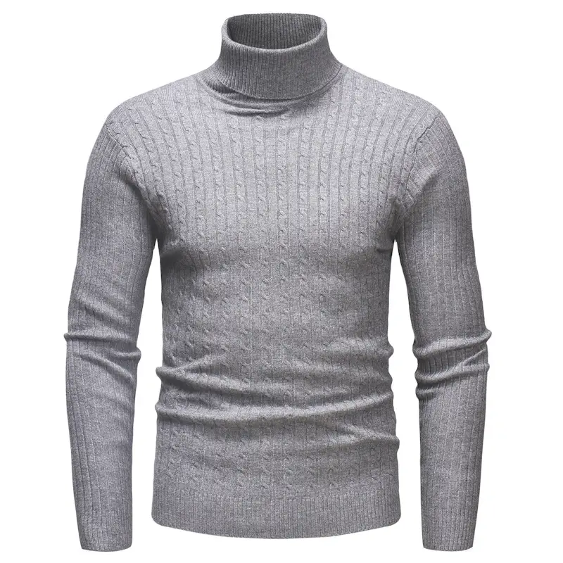Men's 2018 Turtleneck Sweater M012 Knitwear - Image 5