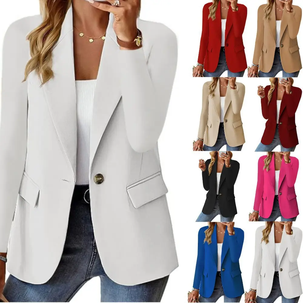 Women Knit Zipper Pullover Jacket Winter Light Grey S-5XL — feature 27
