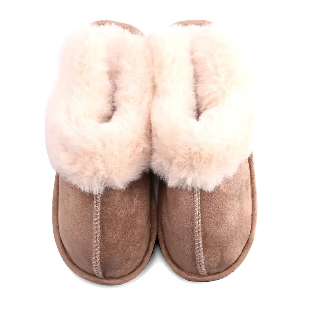 Cross-border e-commerce Amazon Mao Mouth Home Slippers Men's and Women's Indoor and Outdoor Warm Slippers Cotton Slippers Spot