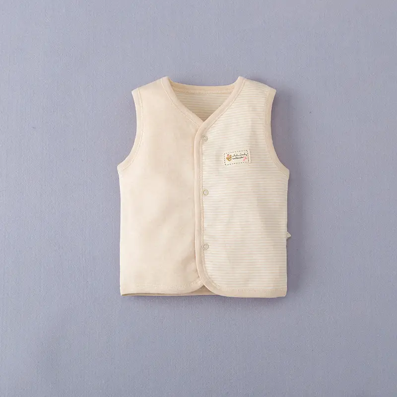 New Baby Striped Cotton Vest for Boys Girls Spring Autumn - Image 8