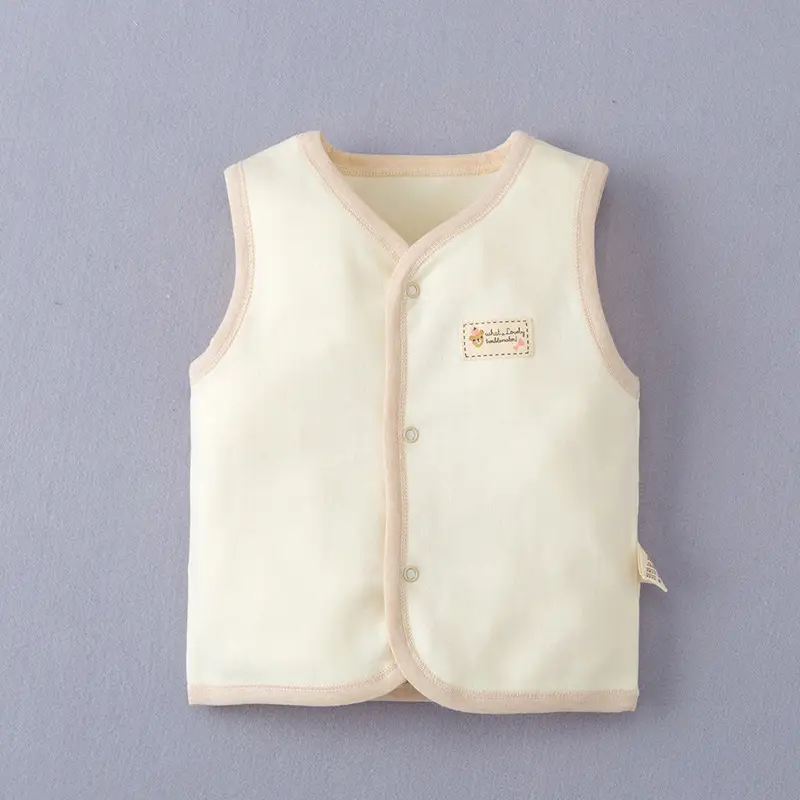 New Baby Striped Cotton Vest for Boys Girls Spring Autumn - Image 4